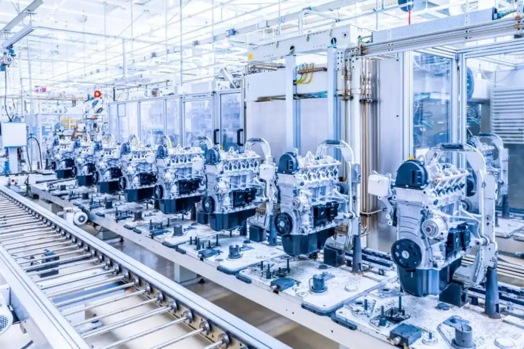 CNC lathe machine workshop production scene for precision turned component manufacturing