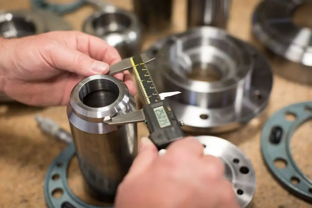 CMM quality inspection for 4-axis CNC precision machined metal parts