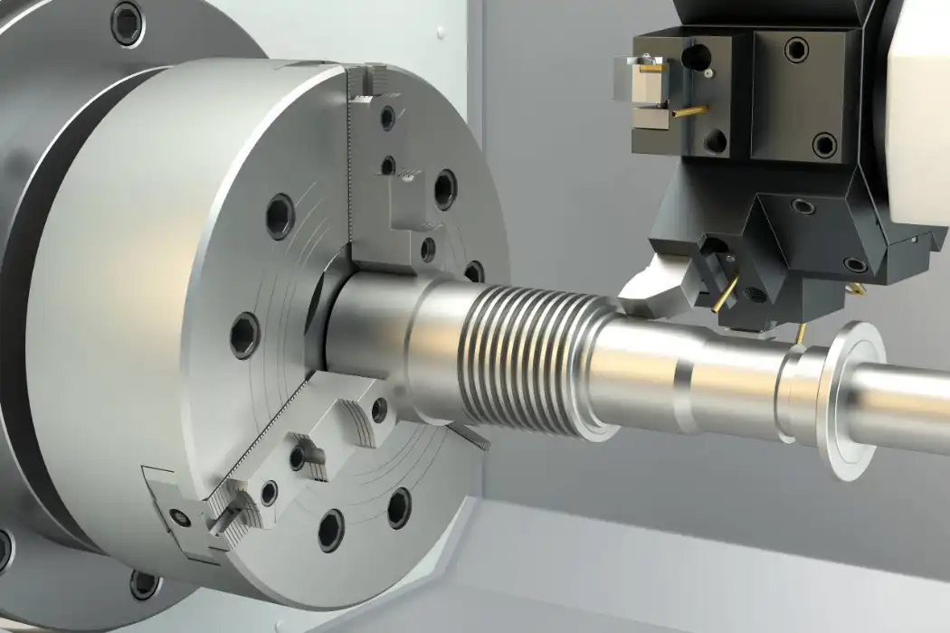 CNC milling machine spindle and rotary component