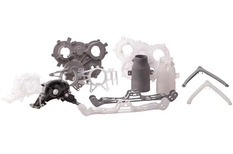 Assorted stainless steel CNC milled parts, different geometries for industrial and medical applications Assorted stainless steel CNC milled parts, different geometries for industrial and medical applications